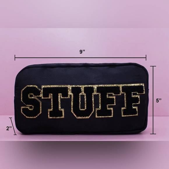 Black & Gold STUFF Varsity Bag - Picture 2 of 2